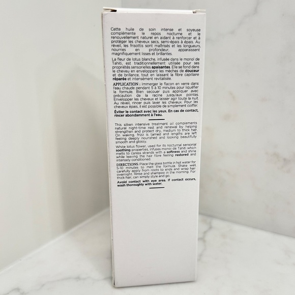 Christophe Robin Paris Night Recovery Monoi Oil w White Lotus - Full Size - NIB - Picture 3 of 5